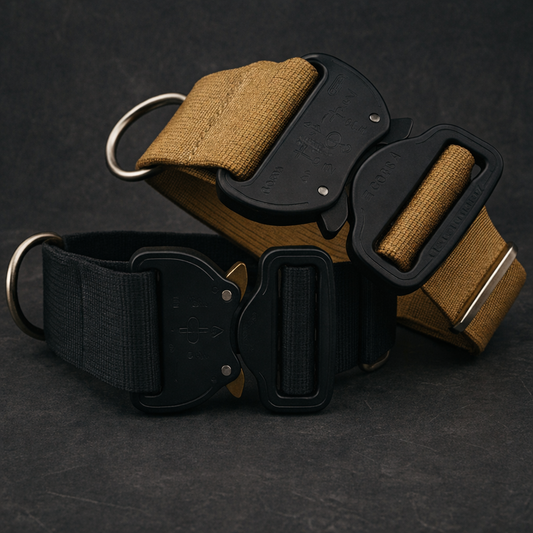 1.5" 38mm Dog Training Collar With Cobra Buckle